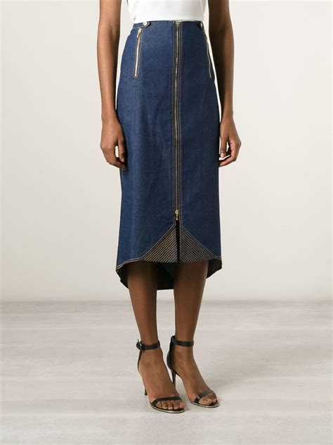 dior soleil skirt|christian dior denim skirt.